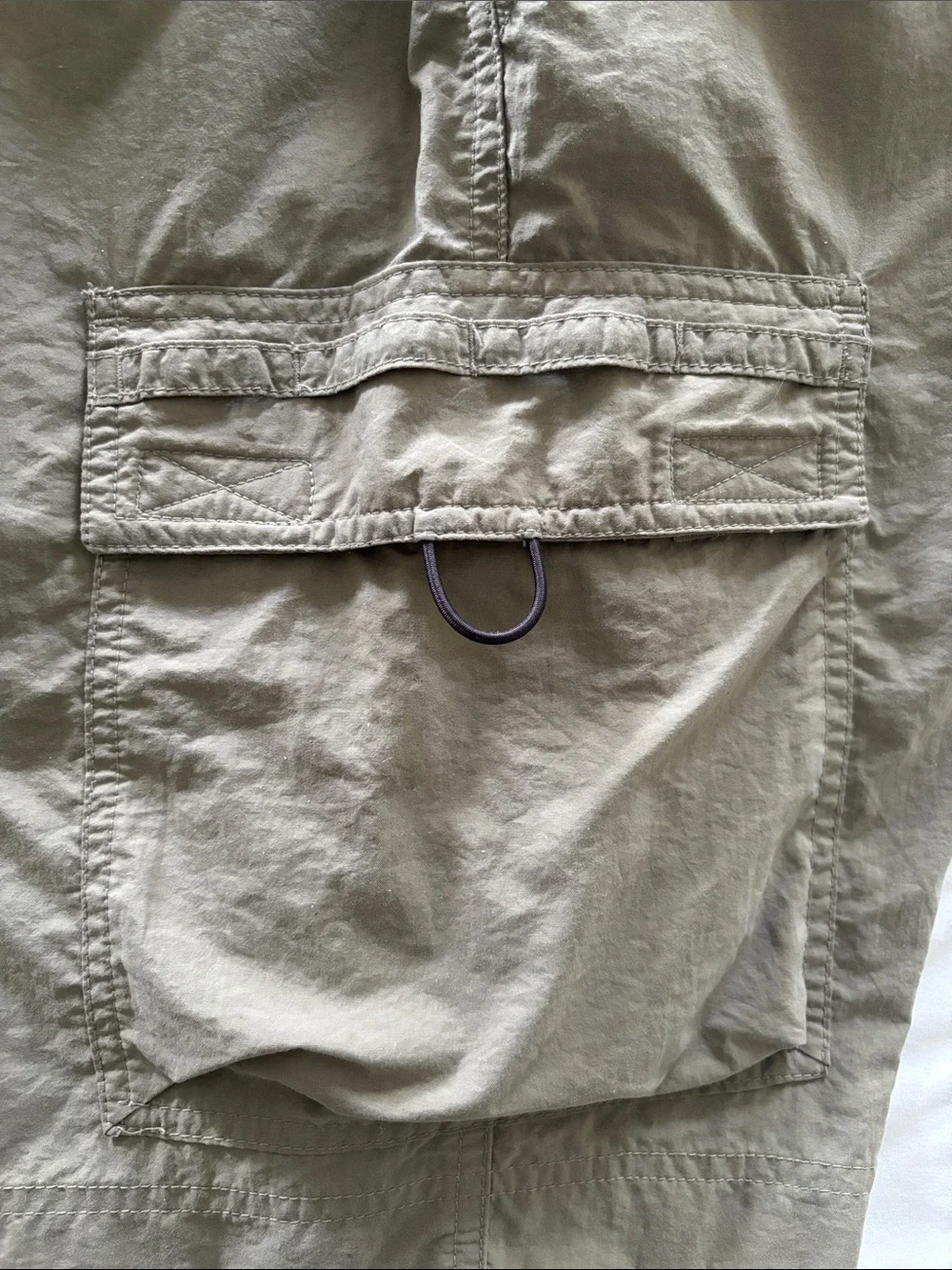 The North Face Cargo Shorts 100% Nylon Sz M Ins 9.5”Stowable Hike Climb Gorpcore